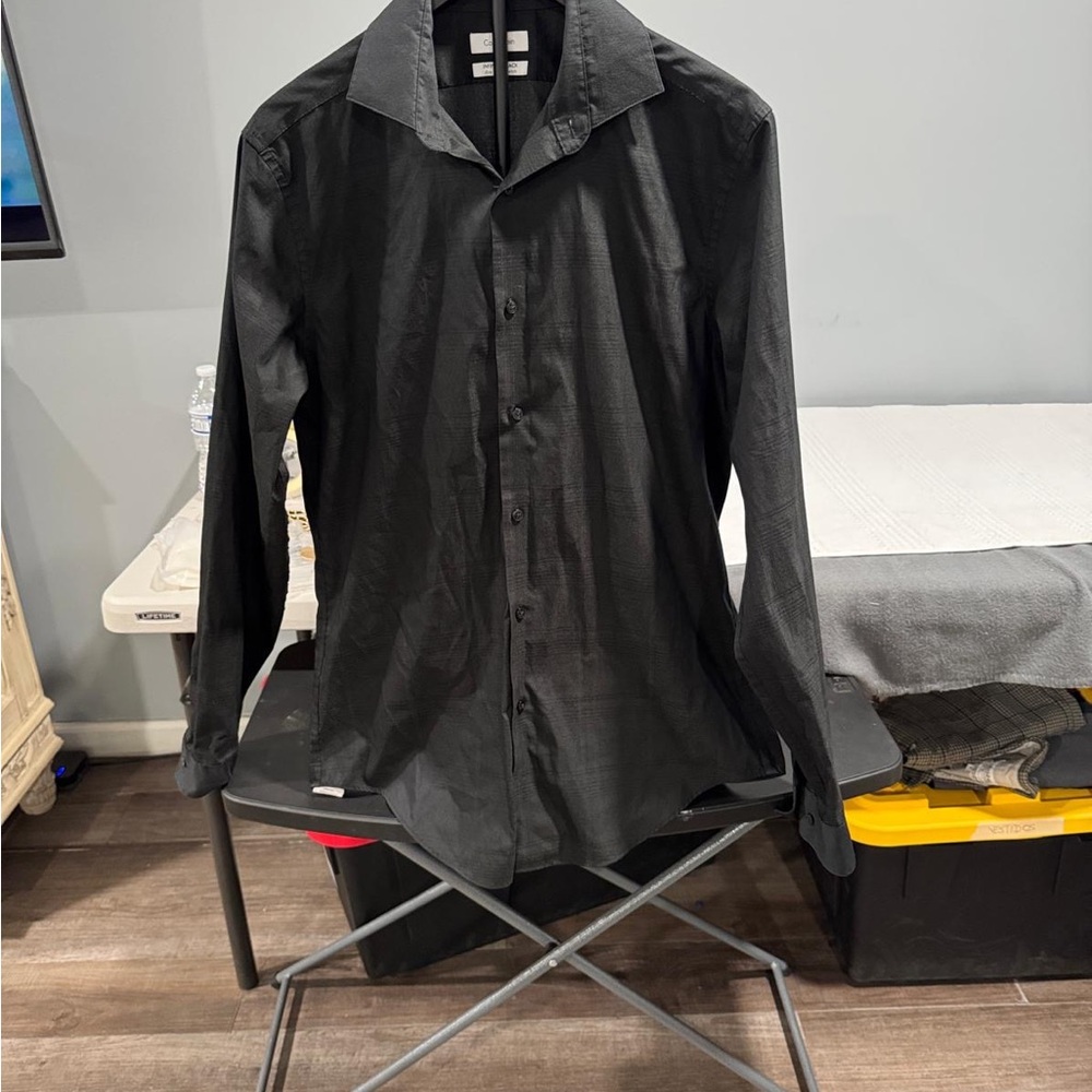 Calvin Klein Black Slim Fit Shirt